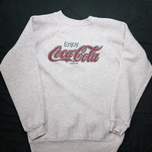 Vintage Enjoy Coca-Cola Crewneck Sweatshirt - Picture 2 of 5